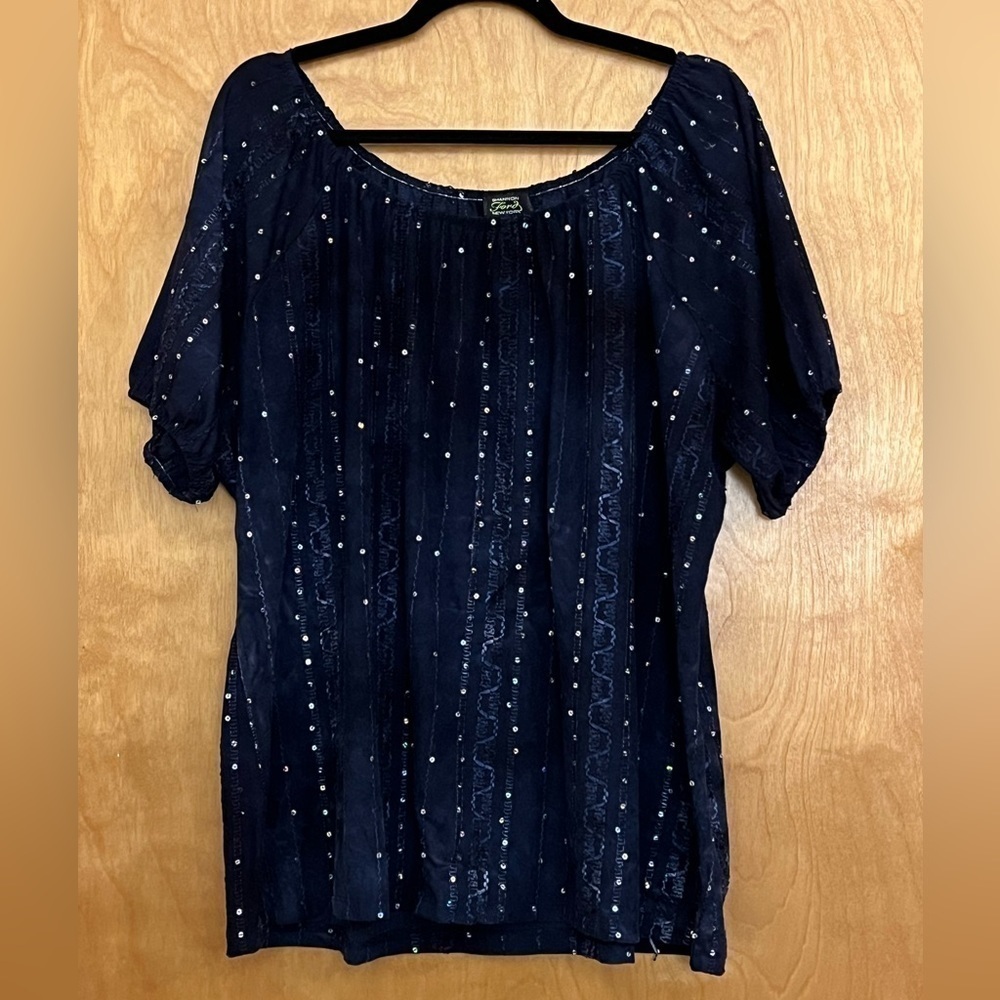 Shannon Ford New York Embellished Blouse 3X